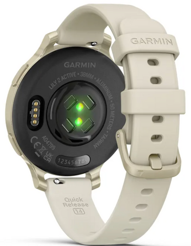 Garmin Lily 2 Active Lunar Gold and Bone Watch