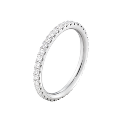 Georg Jensen Aurora 18ct White Gold 0.46ct Diamond Eternity Ring 20000370