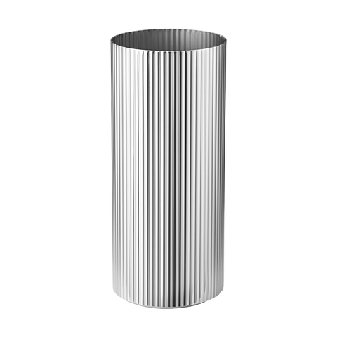 Georg Jensen Bernadotte Stainless Steel Medium Vase, 10014923.