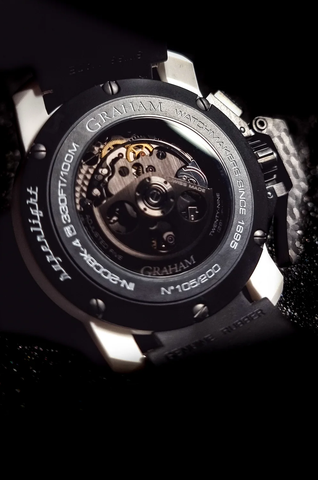 Graham Chronofighter Superlight Carbon Skeleton Watch