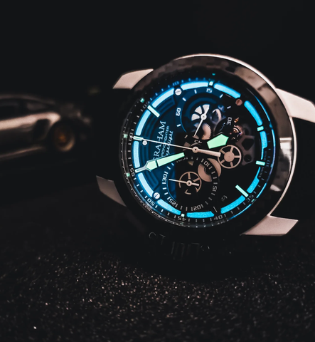 Graham Chronofighter Superlight Carbon Skeleton Watch