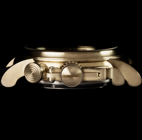 Graham Chronofighter Vintage Bronze Blue Watch