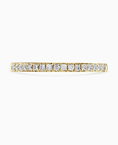 18ct Yellow Gold 0.10ct Diamond 1.9mm Ring