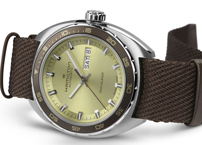 Hamilton American Classic Pan Europ Day Date Auto Watch
