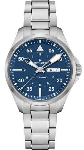 Hamilton Watch Khaki Aviation Pilot Day Date Auto H64635140