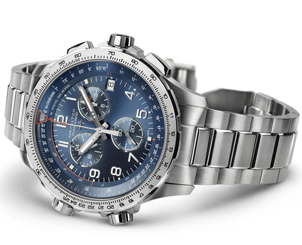 Hamilton Khaki Aviation X-Wind GMT Chrono Quartz Watch