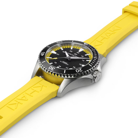 Hamilton Khaki Navy Scuba Auto Acid Yellow Watch