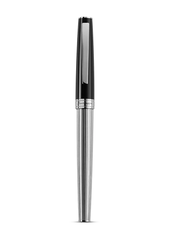 Montegrappa Armonia Duetto Fountain Pen Steel Black Medium