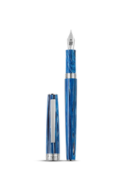 Montegrappa Armonia Fountain Pen Steel Adriatic Sea Medium