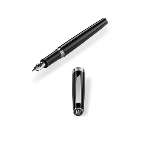 Montegrappa Armonia Fountain Pen Steel Black Medium