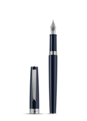 Montegrappa Armonia Fountain Pen Steel Dark Blue Medium