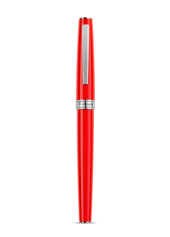 Montegrappa Armonia Fountain Pen Steel Scarlet Medium