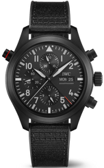 IWC Watch Pilots Double Chronograph Top Gun Ceratanium IW371815