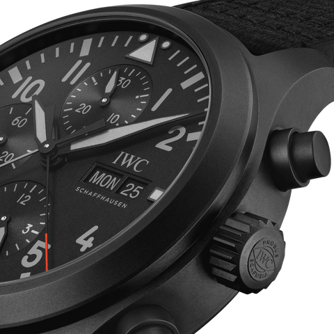 IWC Pilots Double Chronograph Top Gun Ceratanium Watch
