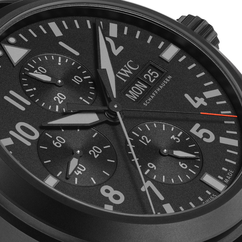 IWC Pilots Double Chronograph Top Gun Ceratanium Watch