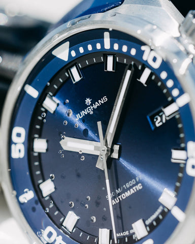 Junghans Aquaris Blue with stainless steel case