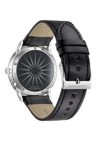 Junghans Meister Mega Solar with white dial, stainless steel case