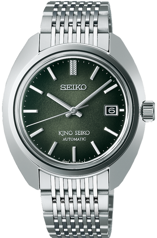 King Seiko Watch Forest Green 6L 1969 Re-Interpretation SJE113J1