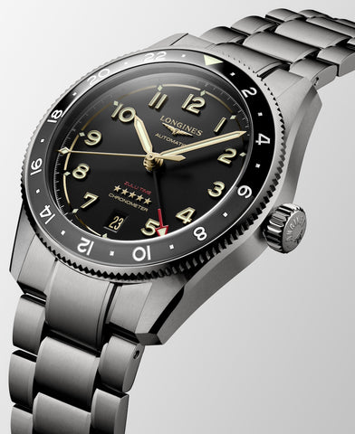 Longines Spirit Zulu Time Titanium Watch