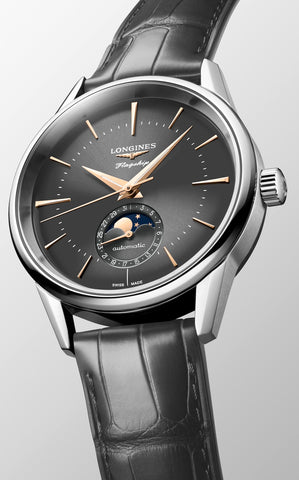 Longines Flagship Heritage Sunray Anthracite Mens Watch