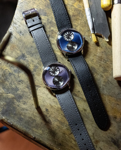 Louis Erard Le Regulateur Louis Erard x Cedric Johner Blue Limited Edition Watch
