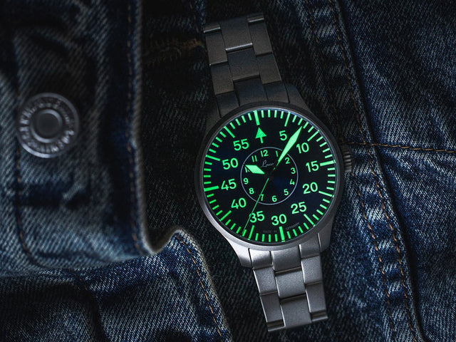 Laco Pilot Basic Aachen Blaue Stunde 39 Bracelet D