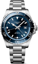 Longines Watch Hydroconquest GMT Sunray Blue Bracelet L3.890.4.96.6