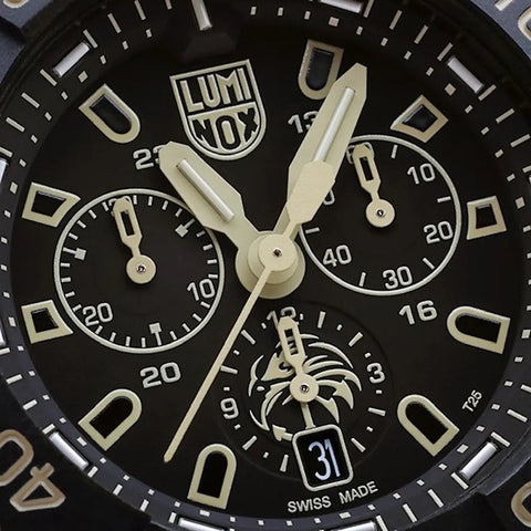Luminox Navy Seal Foundation Chronograph 3580 Series Watch XS.3590.NSF.SET - detail view