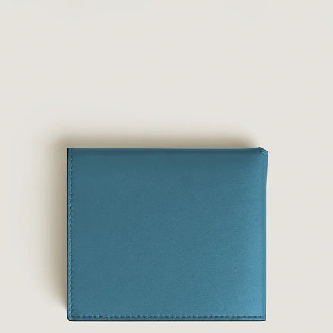 Montblanc Soft Thin Trio 4cc Smoky Blue Card Holder