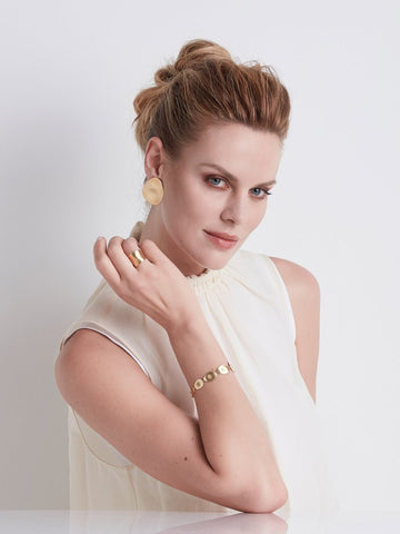 Marco Bicego Lunaria 18ct Yellow Gold Wide Band Ring