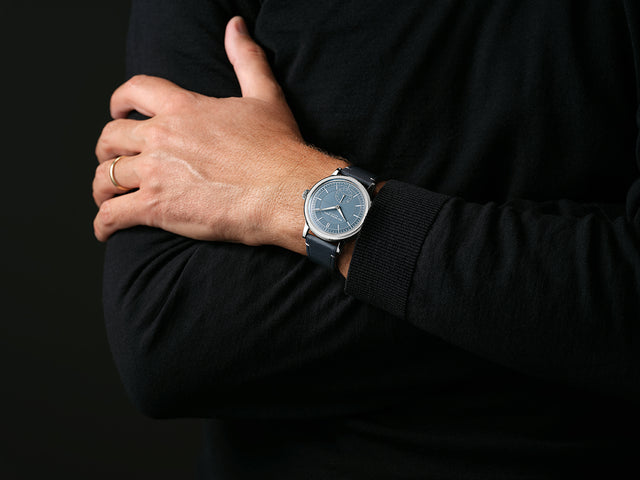 Raymond Weil Millesime Small Seconds Blue Denim Watch