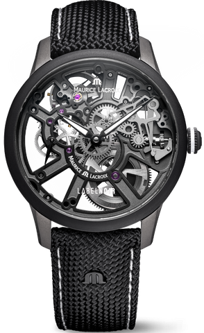 Maurice Lacroix Watch Masterpiece Skeleton Label Noir Limited Edition MP7228-DLB04-090-2