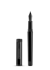 Montegrappa Zero Fountain Pen Ultra Black IP Steel Nib Medium