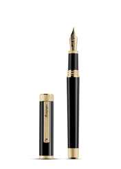 Montegrappa Zero Fountain Pen Yellow Gold IP Gold 14K Nib Medium