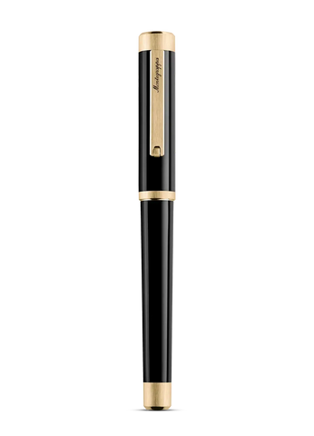 Montegrappa Zero Fountain Pen Yellow Gold IP Gold 14K Nib Medium