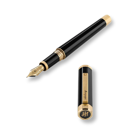 Montegrappa Otto Fountain Pen Yellow Gold IP Medium