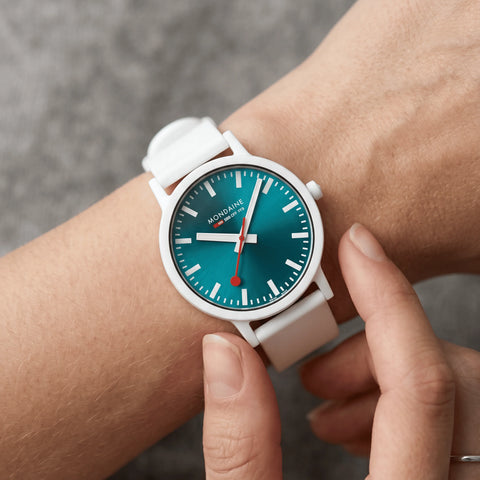 Mondaine Essence Teal Limited Edition Watch