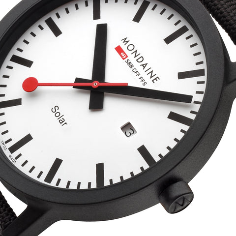 Mondaine Essence 41mm Black Watch