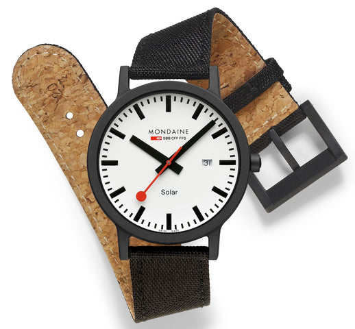 Mondaine Essence 41mm Black Watch