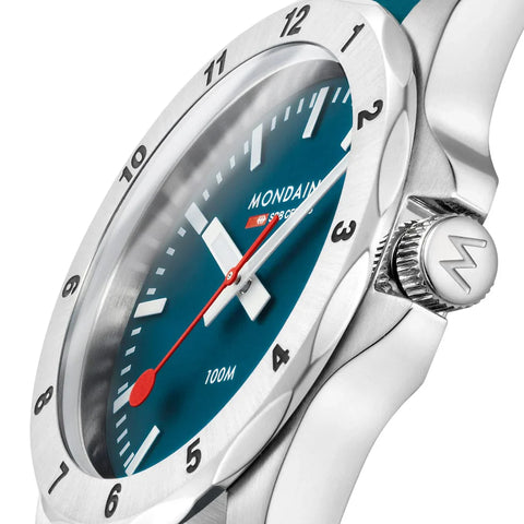 Mondaine Numeri Blue Silicone Watch