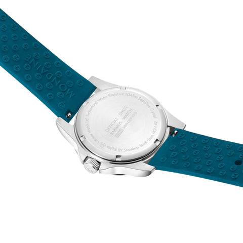 Mondaine Numeri Blue Silicone Watch