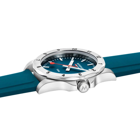 Mondaine Numeri Blue Silicone Watch