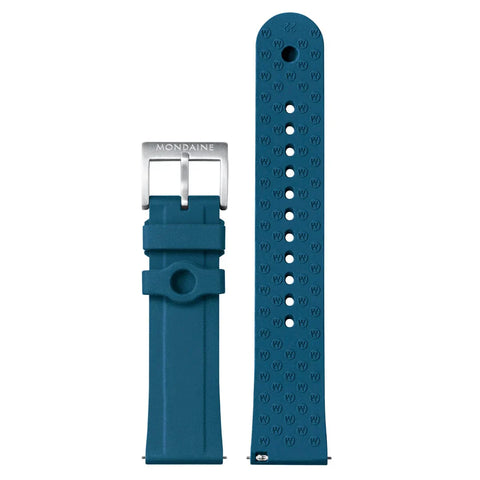 Mondaine Numeri Blue Silicone Watch