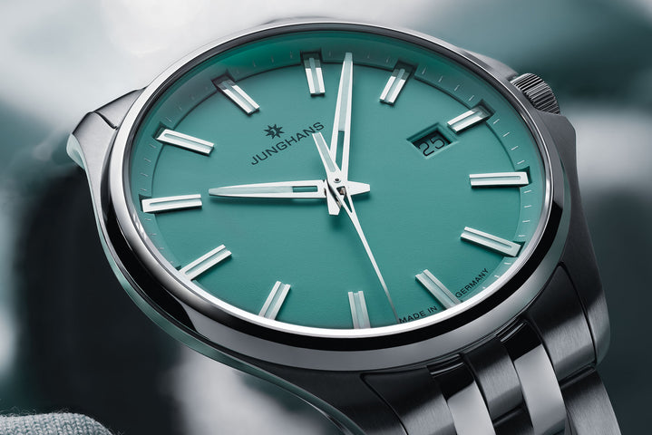 Junghans Meister S 35mm Quartz Green Watch