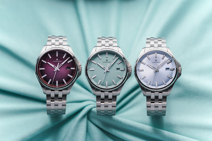 Junghans Meister S 35mm Quartz Purple Watch