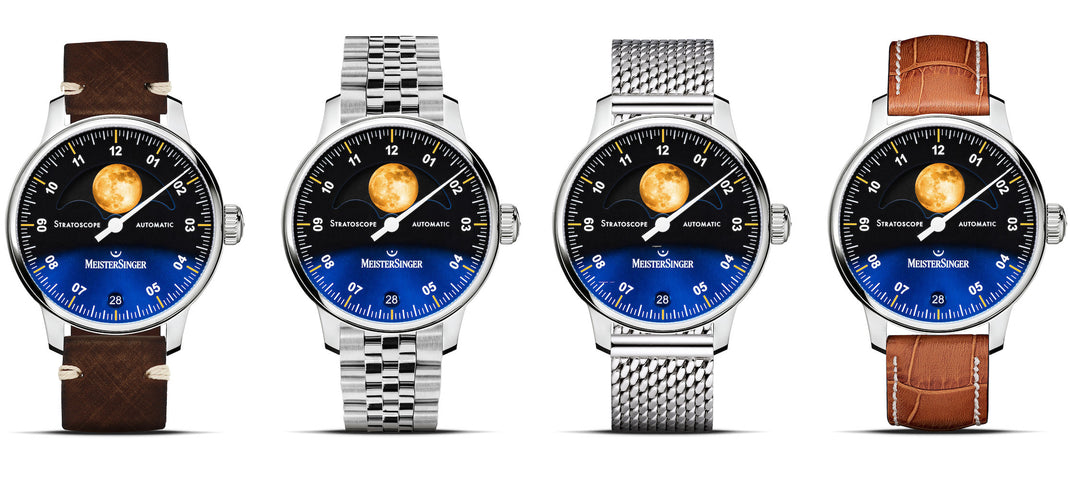 MeisterSinger Stratoscope Golden Moon Watch