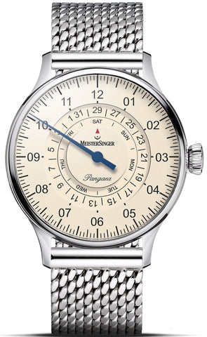 MeisterSinger Watch Pangaea Day Date Milanaise Bracelet PDD903 Milanaise Bracelet