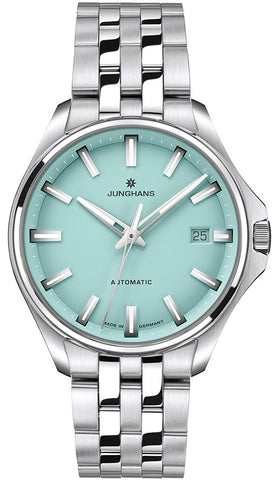 Junghans Meister S Automatic 36 Mint Green Watch 27/4581.44