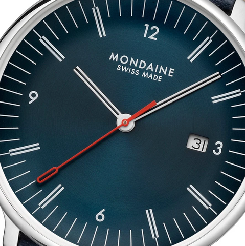 Mondaine Doppio 41mm Mens Watch