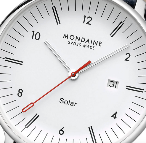 Mondaine Doppio 41mm Solar Watch